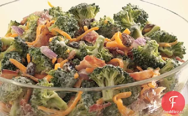 Amestec de Broccoli, slănină și Cheddar