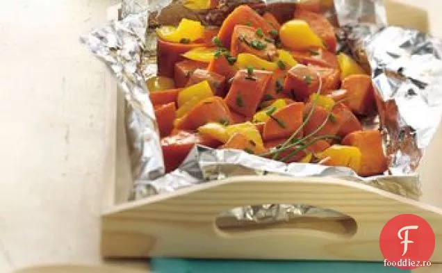 Cartofi Dulci Umpluți La Grătar
