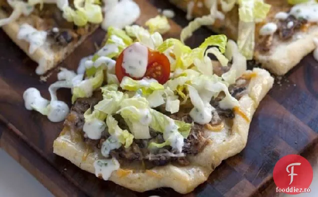 Pizza Ușoară Cu Fasole Neagră