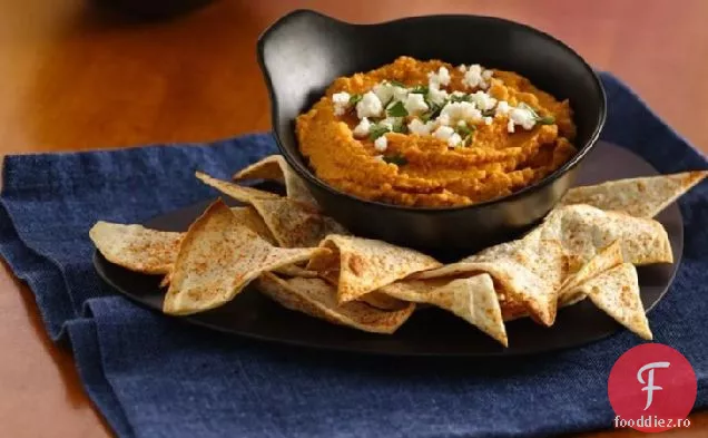 Taco Hummus și chipsuri de Tortilla
