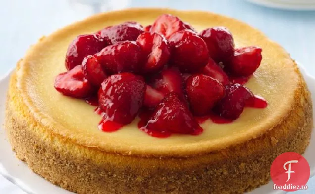 Cheesecake Cu Căpșuni Proaspete