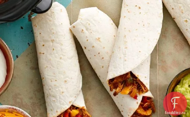 Fajitas De Porc Tras La Grătar Cu Aragaz Lent