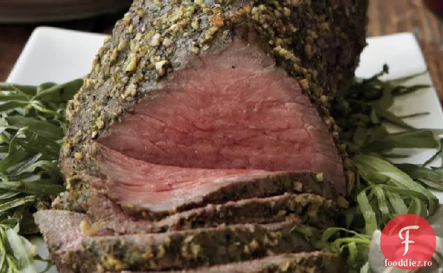 Carne De Vită Prăjită Cu Crustă De Tarhon
