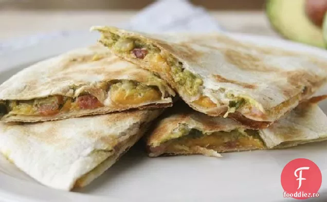Bacon-Guacamole Quesadillas