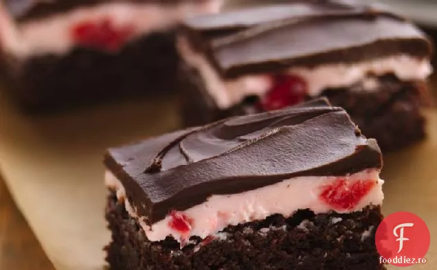 Brownies Decadente Cu Mousse De Cireșe