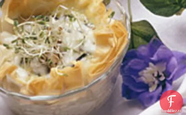 Grădină Phyllo Quiches