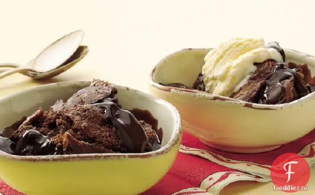 Tort De Budincă Cu Fudge Fierbinte