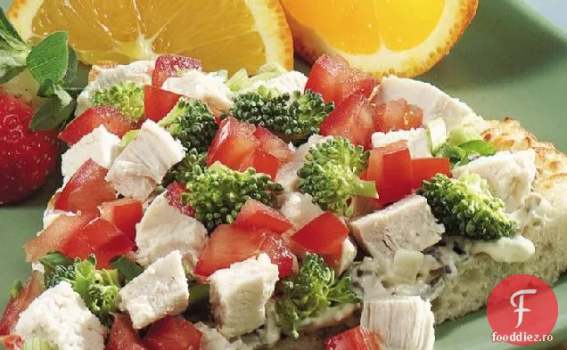 Pizza Cu Salată Fără Coacere