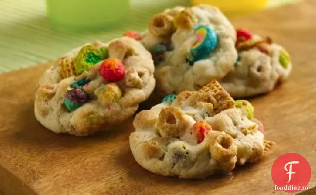 Partea de jos a cutiei de cereale Cookie-uri