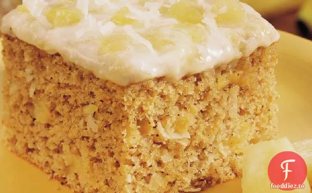 Tort De Cafea Cu Ananas-Banane