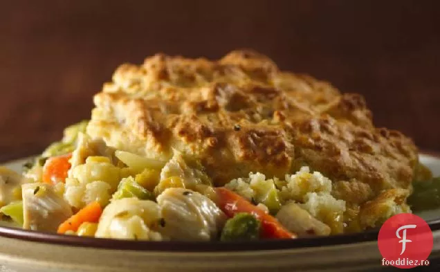 Plăcintă Rapidă Cu Oală De Pui