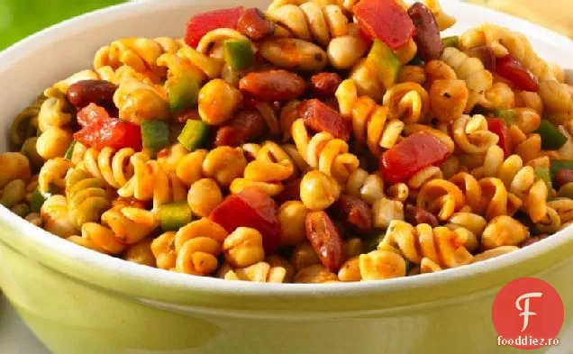 Salată De Paste Cu Trei Fasole