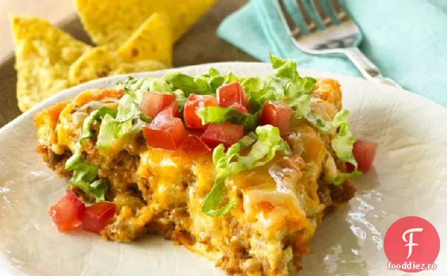 Plăcintă Cu Taco De Curcan Imposibil De Ușoară