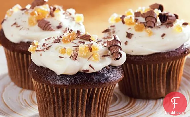 Cupcakes Cu Turtă Dulce Cu Ciocolată
