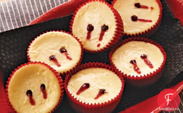 Vampire Cheesecake Bites