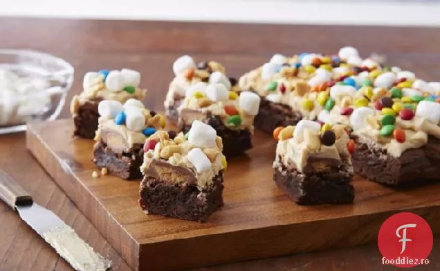 Triple Chocolate Chunk Unt De Arahide Brownies