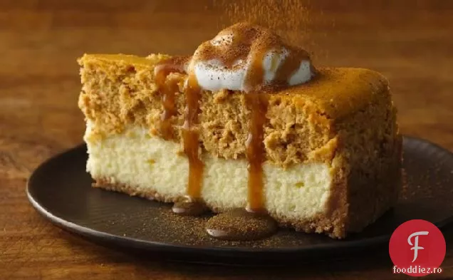 Cheesecake de dovleac cu sos de Caramel