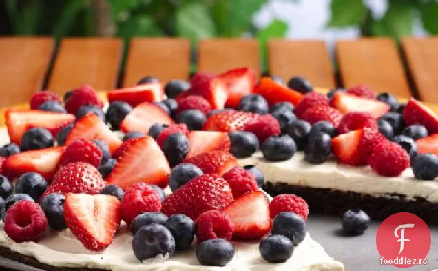 Triple Berry Brownie