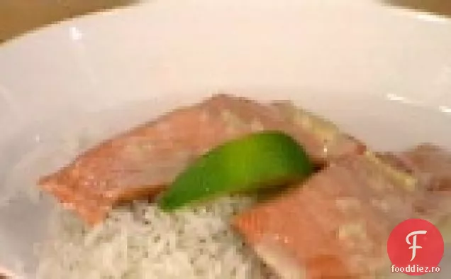 Sake - somon Sockeye aburit cu unt de Sake