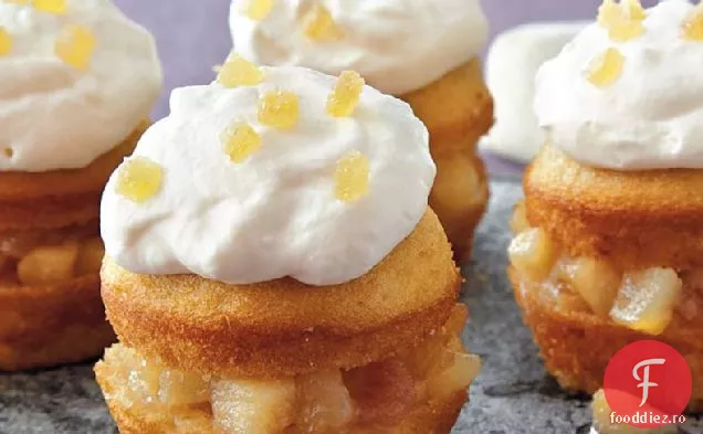 Cupcakes Cu Pere Cu Cremă De Miere