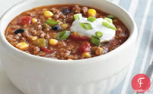 Porumb musculos și Chili de fasole neagră