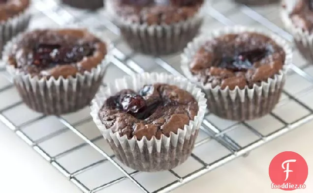 Cherry - Merlot Brownie Bites