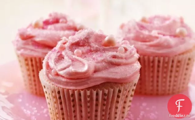 Cupcakes Cu Șampanie Roz