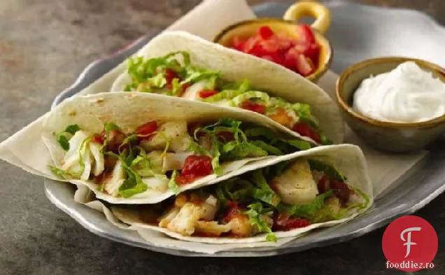 Tacos de pește cu Pico De Gallo