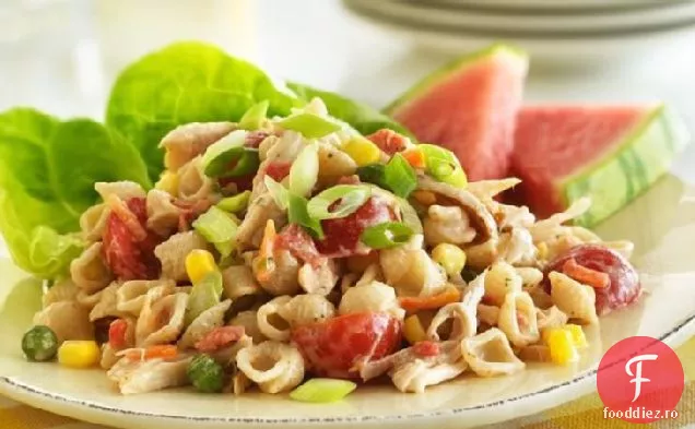 Salată de pui la grătar afumat