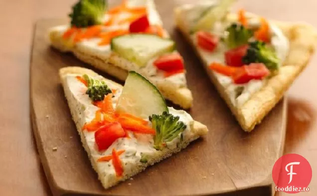 Ușor Crescent Veggie Pizza