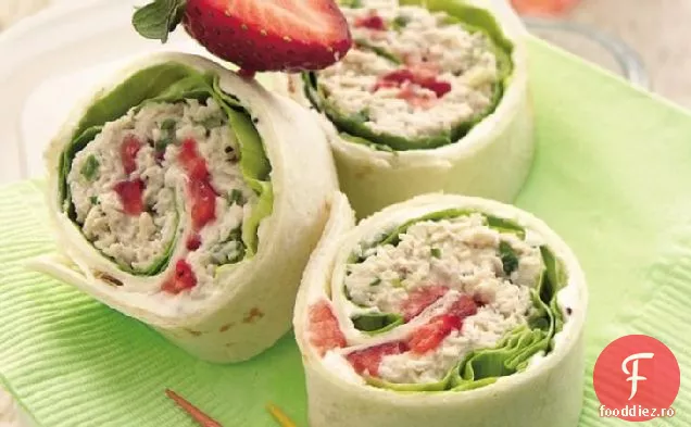Rulouri De Salată De Pui