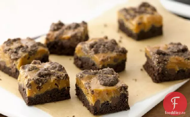 Batoane Gooey Caramel-Ciocolată