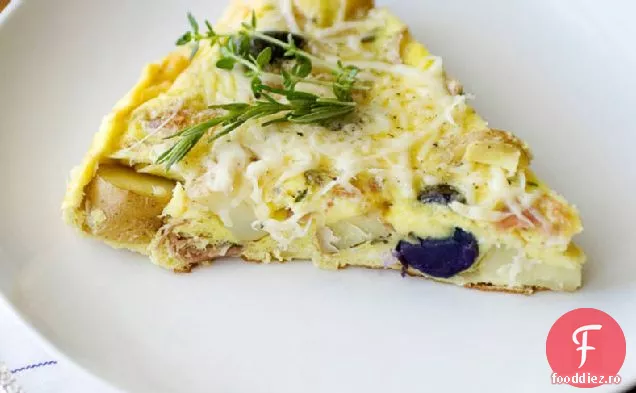 Cartofi și Prosciutto Frittata