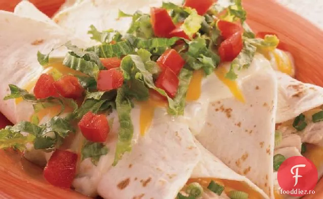 Enchiladas ușoare și cremoase de pui