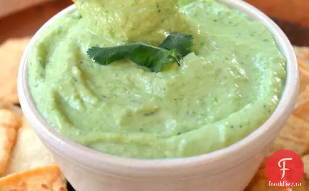 Tofu Cremos Și Dip De Mazăre Verde