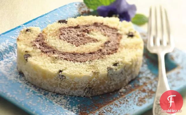 Rulou De Tort Umplut Cu Ciocolată
