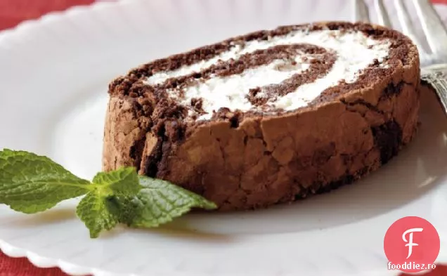 Rulou De Tort Cu Mentă-Ciocolată
