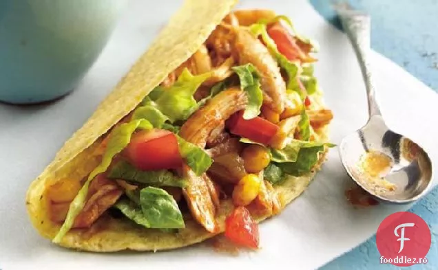 Slow-Cooker Chile-Tacos De Pui
