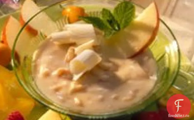 Sos De Ciocolată Albă-Migdale