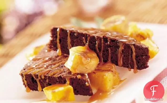 Brownies cu fructe la grătar