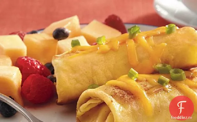 Bacon și brânză Blintzes