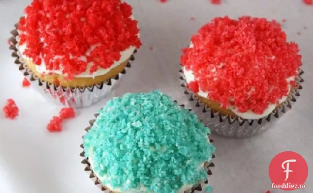 Popping Rock Bomboane Cupcakes