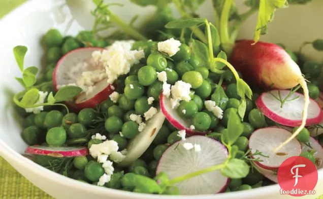 Salată De Mazăre Cu Ridichi Și Brânză Feta