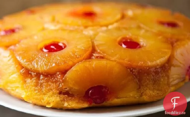 Tort De Tigaie Cu Ananas Cu Susul În Jos