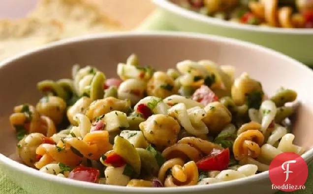 Salată De Paste Cu Brânză Asiago-Năut