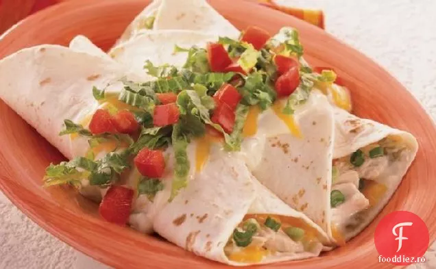 Enchiladas ușoare și cremoase de pui