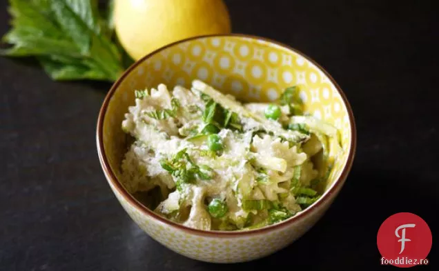Paste De Lămâie Cu Ricotta, Sparanghel Și Mazăre