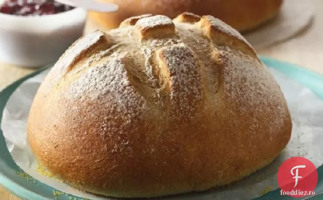 Pâine Ușoară De Grâu Fără Frământare