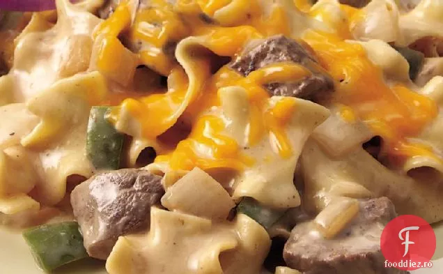 Philly Cheesesteak Caserola