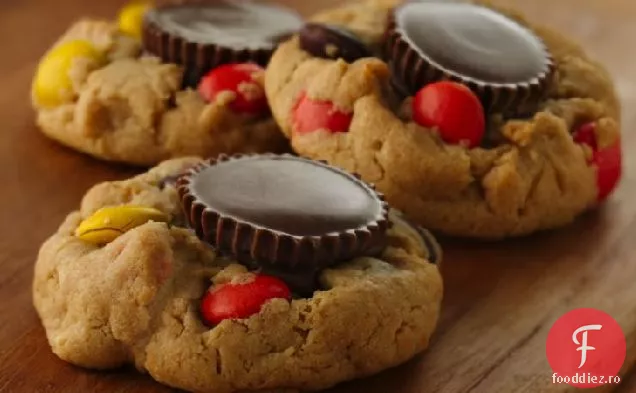Cookie-uri de bomboane cu cupă de unt de arahide de la Reese